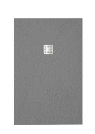 Душевой поддон Zenon Slate 4000.000.000.000.19415 100х100 искусственный камень серый